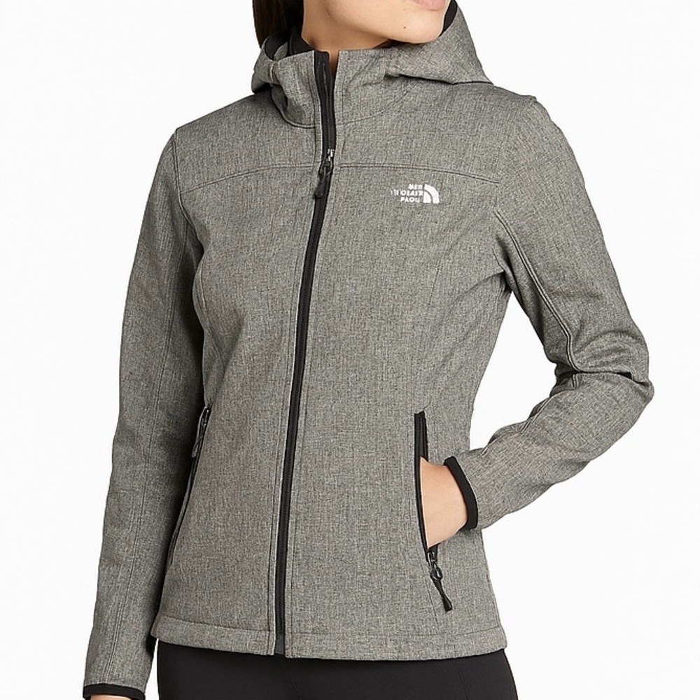 The North Face Jacket Apex Bionic Special Edition Hooded Zipped Heathered Grey M